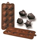 Stampo 8 forme cioccolato tema marino silicone