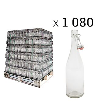 Bancale da 1080 bottiglie in vetro da limonata