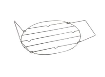 Griglia inox per rostiera 34 cm con maniglie