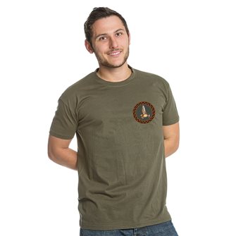 T-shirt kaki Bartavel Nature caccia toppa beccaccia 3XL