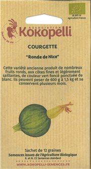 Semi di zucchine Nizza a frutto tondo