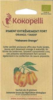 Semi di peperoncino arancio Habanero