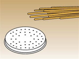 Trafila in bronzo 57 mm spaghetti da 2 mm per macchina per pasta pro 370 W