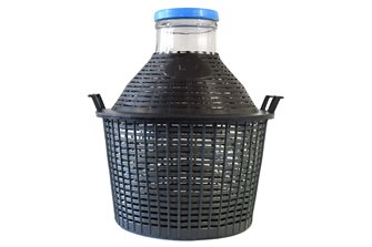 Damigiana con rivestimento in plastica - 54 litri - immagazzinare e  fermentare